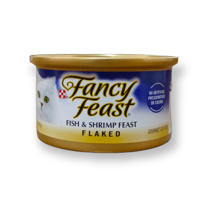 (USA) Fancy Feast Fish & Shrimp Feast. Flaked. 85 grams. Lazada PH