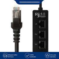 Centechia 1 to 3 Socket LAN Ethernet Network RJ45 Plug Splitter gadget  Extender usb sata cable usb riser card rj45 connector Cables