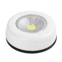 LED Puck Light 80lumens Wireless Touch Light Battery Powered Round Cabinet Lamp IPX4 Waterproof Wardrobe Light 200 000h Lifespan Closet Lamp for Bathr