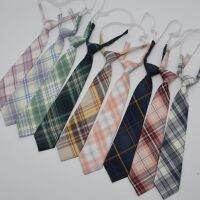 Shirt Necktie Women College Style Plaid Uniform Detachable Collars Removable Ties Apparel Accessories Womens Tie Boys Clothing