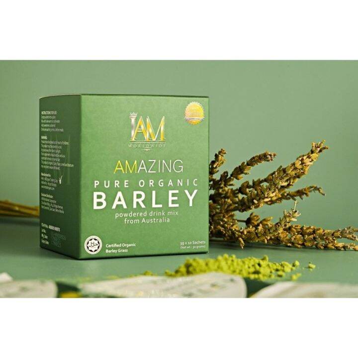 Amazing Pure Organic Barley Powder Drink 10sachets/box Lazada PH