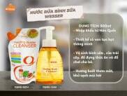 Bộ 1 chai và 1 gói nước rửa bình sữa Wesser 500ml  Nhập khẩu