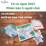 Cờ Cá Ngựa Cao Cấp Phiên Bản 5 Người Chơi Loại To Board Game Gia Đình Cả