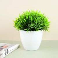 【CC】 Artificial Potted Bonsai Small Pot Ornament Fake Flowers for Garden Decoration Wedding