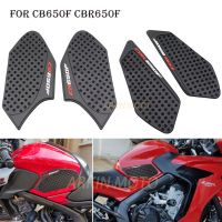 ED CB650F CBR650F ฮอนด้า2014-2017 2016 2015 CB650 F แผ่นป้องกันกันลื่นสติกเกอร์ที่ยึดเข่าแก๊สรูปลอก3M ด้านข้างฉุด