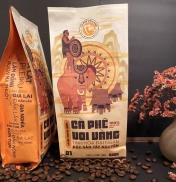 Cà Phê Rang Mộc Robusta VOI VANG COFFEE Nguyên Chất Đậm Vị