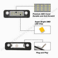 สำหรับ Ford Fiesta MK5 Fusion Estate Mondeo Hatchback Estate Saloon สำหรับ Fiat 124 Sport Spider 2PCS LED ป้ายทะเบียนจำนวนไฟ