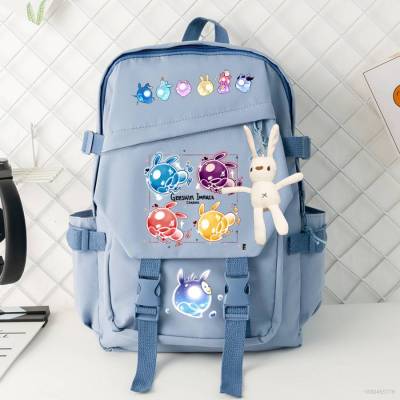 Genshin Impact Klee Backpack for Women Men Student Large Capacity Breathable Personality Multipurpose schoolbag Bag