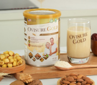 Ovisure Gold นมวีแกนนัท เสริมภูมิต้านทาน ชงดื่มง่ายเหมาะกับผู้ป่วยเบาหวาน 400 g.