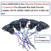 0280122014เซ็นเซอร์ตำแหน่งปีกผีเสื้อ Tps สำหรับรถยนต์ Hyundai Kia Saab Porsche Cadillac 3517023500 / 90541502 / 35170-23500