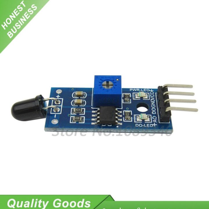 10pcs-flame-sensor-module-flame-temp-board-detector-smartsense-fire-detector-infrared-receiver-module-4pin-diy-kit