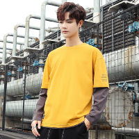 Spring the new youth loose long-sleeved T-shirt male cotton OK joker XueShengChao mens T-shirt