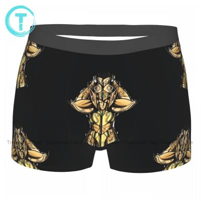 Knights Of The Zodiac Underwear Pouch Hot Polyester Trunk Design Breathable Teen Boxer Brief