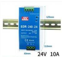 Ultra Thin DIN Rail Mounted 24V 10A สำหรับไดรฟ์ควบคุมอุตสาหกรรม Electric Cabinet Switch Power Supply