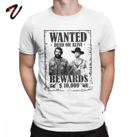 Shirt Men Bud Spencer Terence Hill Wanted Lo Chimavano Classic Epic Movie Tshirt Cotton Tees Graphic Vintage Tshirt