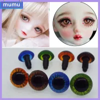 MUMU 10pcs/5 pairs เลเซอร์ซัน สำหรับตุ๊กตา BJD อุปกรณ์เสริม ลูกตา ของเล่นสัตว์เพื่อความปลอดภัย ตุ๊กตาทำหัตถกรรม ตาพลาสติก