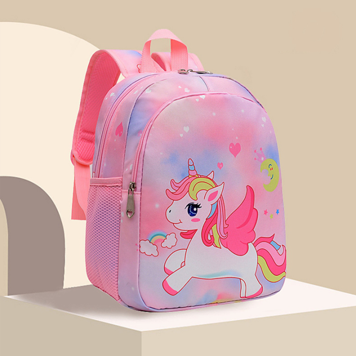 Sillmer New Cute Unicorn Cartoon Backpack Kindergarten Kids School Bags