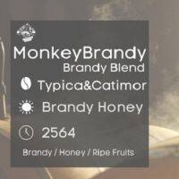 สารกาแฟ 2565 Monkeybrandy A-AA/ Blend: Brandy Barrel &amp; Honey1000g