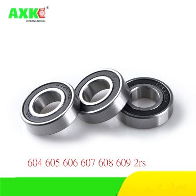 1-10pcs 604 605 606 607 608 609 2rs Rs Rubber Sealed Deep Groove Ball Bearing Miniature Bearing