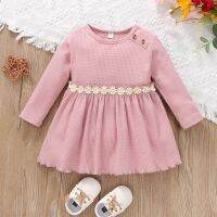 CUI YI SHOP and childrens skirts long-sleeved spring autumn little girls beautiful girls dresses for outer