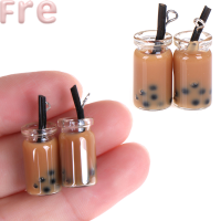 Fre 2pcs 1:12ตุ๊กตาเรซิ่นตุ๊กตามินิถ้วยชา Miniature dollhouse Accessories