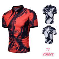 Men Polo Men Shirt Short Sleeve Polo Shirt Contrast Color Polo New Clothing Summer Streetwear