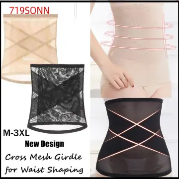 Cross Mesh Girdle For Waist Shaping,crossover Abdominal Shaping C