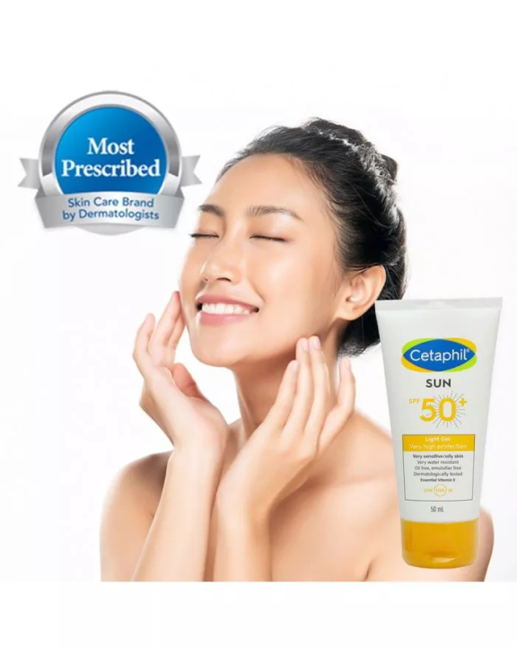 Exclusive And Best Selling Cetaphil Sunblock Spf 50 Light Gel Face