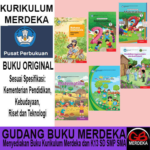 Buku Paket Siswa Kurikulum Merdeka K21 Kelas 2 SD/MI B.indonesia, B ...