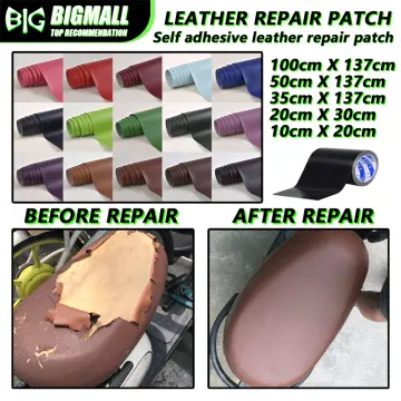 100x137CM Self Adhesive PU Leather Fabric Patch Car Seat Sofa Repairing  Patches Stick-On Leather PU Fabrics Stickers Patches