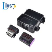 【CW】 1 Set 24 Pin Way Automotive ECU Aluminum PCB Box Enclosure With Mating Male Female Fci Connectors