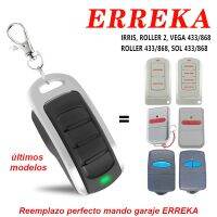 2023 latest การอัพเกรดล่าสุดของ ERREKA IRRIS ROLLER SOL VEGA LUNA RESON 433 MHz 868MHz Door Command Transmitter V15.0 Garage Control