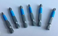 5pcs 50mm Magnetic Hex Shank anti-skid Cross Head Screwdriver batch nozzle head PH1 PH2 PH3 PZ1 PZ2 PZ3 Screw Nut Drivers