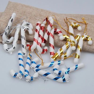 6Pcs Christmas Candy Cane Xmas Tree Hanging Ornament Decor Christmas