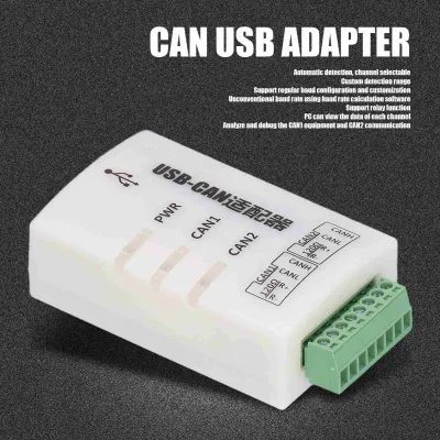 ช่องคู่สามารถดีบักเกอร์ใช้งานง่ายสามารถ USB อะแดปเตอร์สูงความเร็ว5K-1เมตรอัตราบอดสำหรับการขนส่งรางสำหรับอุปกรณ์อัตโนมัติ