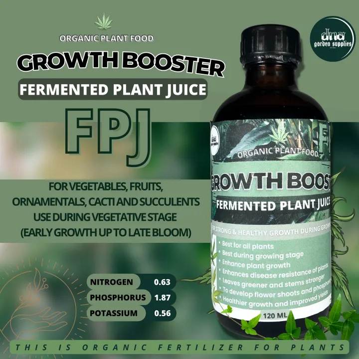 DNA GROWTH BOOSTER / FERMENTED PLANT JUICE / FPJ ORGANIC FERTILIZER FOR