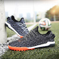 Men Women Soccer Shoes Long Spikes Football Sneakers TF Outdoor Grass Sneakers Size 37-44