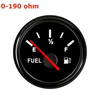 สแตนเลสสตีลการใช้ระดับเซ็นเซอร์150-600มม.Fit เรือรถมาตรวัดระดับน้ำมันเชื้อเพลิง0-190ohm Backlight สีแดง9-32V