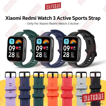 Correa silicona Redmi Watch 3 Active / Lite (negro