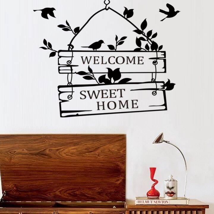 birds-decoration-vine-door-home-flowers-vinyl-decals-wall