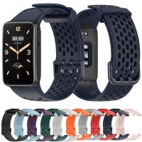 [HOT EWSGWJKKAI HOT] สำหรับ Xiao Mi Mi Band 7 Pro Breathable สร้อยข้อมือกีฬาซิลิโคน Miband7 Pro นาฬิกาข้อมือ Correa สายรัดข้อมืออุปกรณ์เสริม