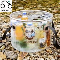 OFFWILD ภาชนะบรรจุน้ำสำหรับ10L/20L,ภาชนะบรรจุน้ำสำหรับตั้งแคมป์ถังพับได้อุปกรณ์จัดเก็บแบบพกพาอเนกประสงค์