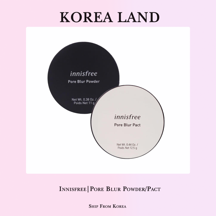 Innisfree Pore Blur Powder (11ml)/Pore Blur Pact (12.5ml) Lazada