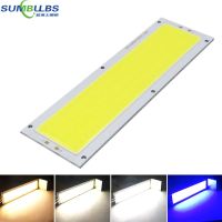 【YF】✼  Big Promotion !!! Ultra 1300LM 12W COB Strip 12V for Car Lights Lamps Bulbs 120x36MM Chip