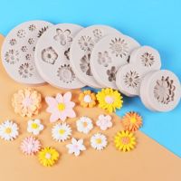 Multiple Daisy Wild Chrysanthemum Rose Flower Silicone Mold Sugar Craft Chocolate Cupcake Baking Fondant Cake Decorating Tools Bread  Cake Cookie Acce