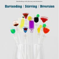 10PCS Stirring Acrylic Stirrers Kitchen Bar Tool Juice 23cm Party Cocktail Drink Mixer Swizzle Stick Wine Agitators