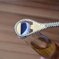¤ Bottle Opener Zinc Alloy Rope Keychain Shaped Beer Bottle Openers Kitchen Bar Restaurant Tool 10.4cm x 4cm