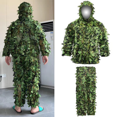 ชุด3D แบบชุดลายทหารทั่วไปสำหรับกองทัพทหารชุดเสื้อผ้าป่าไม้ชุดสูทแบบปรับขนาดได้