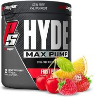 ProSupps Hyde Max Pump ( 25 Servings) PreWorkout for Men and Women Nitric Oxide Supplement for Pump and Endurance - Stimulant Free Pre Workout to Promote Blood Flow and Muscle Strength เพิ่มแรง ปั้ม