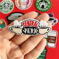 Ins:Enjoy Your Coffee Time Iron-On Patch 1Pc DIY Sew on Iron on Badges Patches